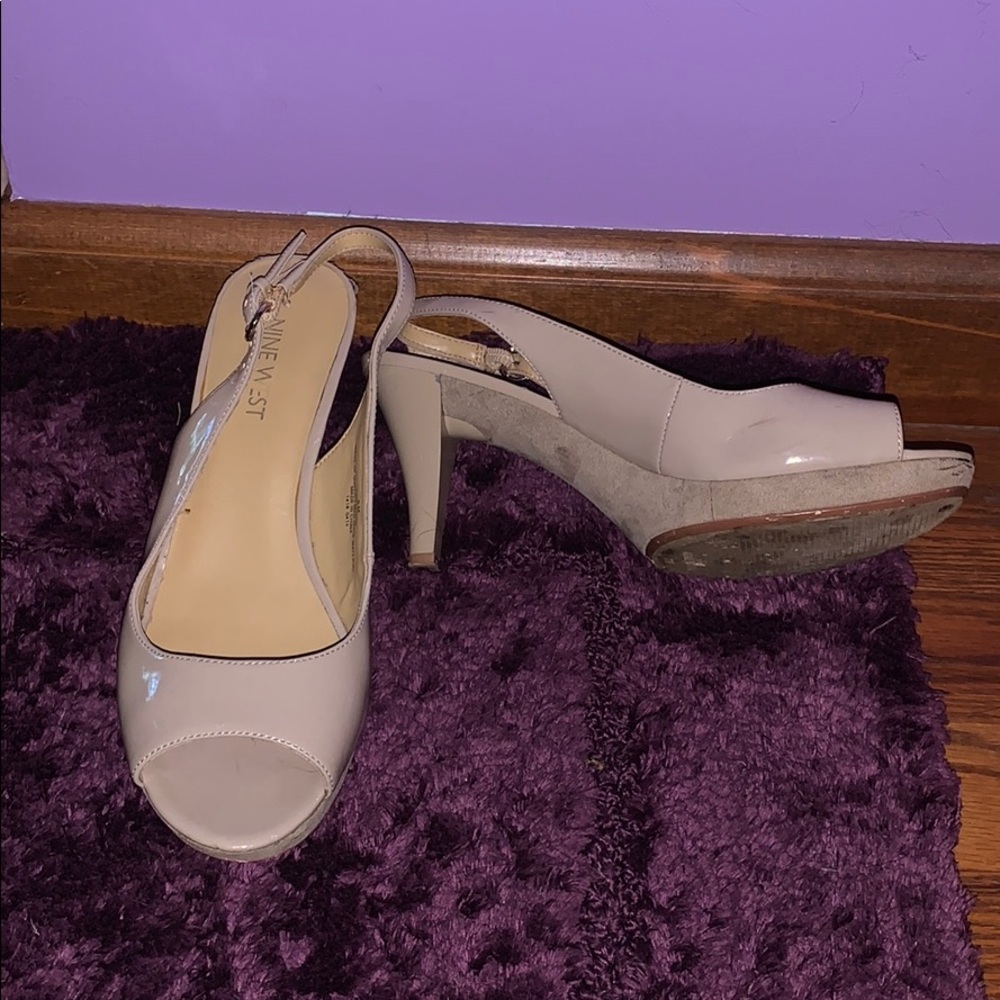 Nine West nude heels